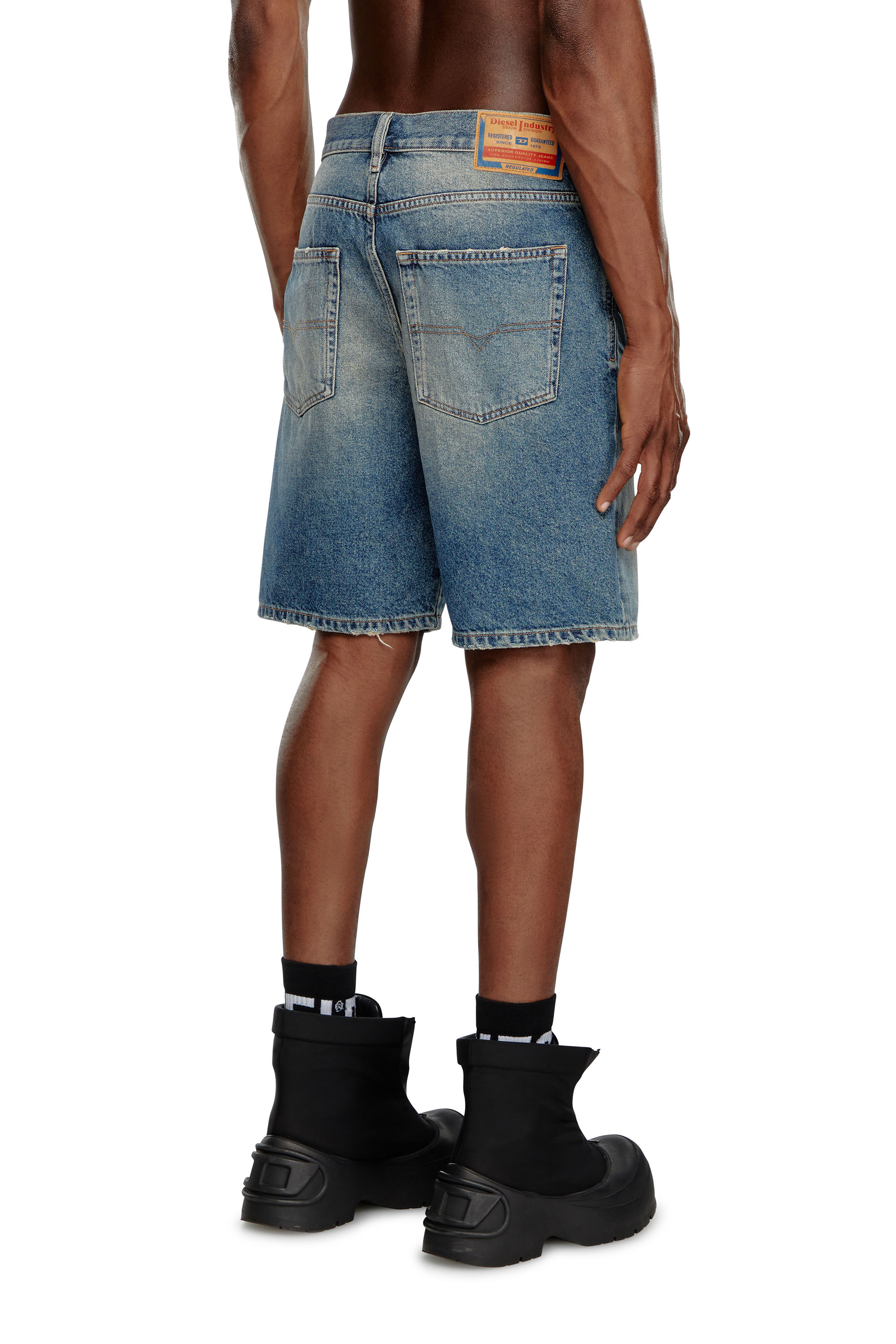 Diesel - REGULAR-SHORT, Short en denim Homme in Bleu - 4